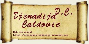 Đenadija Ćaldović vizit kartica